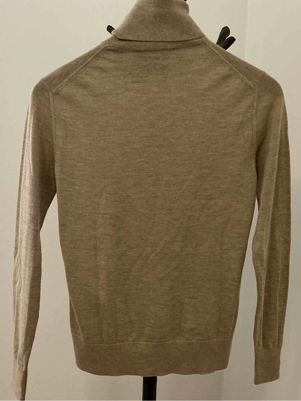 Ralph Lauren Purple Label Beige/Tan 100% Italian Cashmere Turtleneck Sweater - Picture 2 of 5